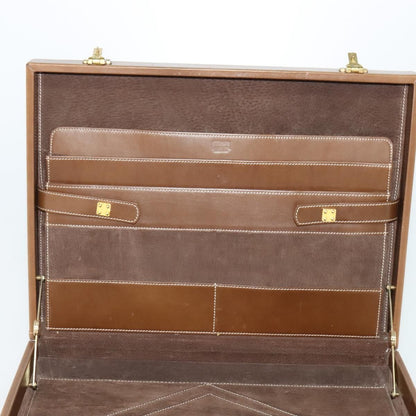 Loewe Anagram Business Leather, BEIGE, LEATHER, Briefcase