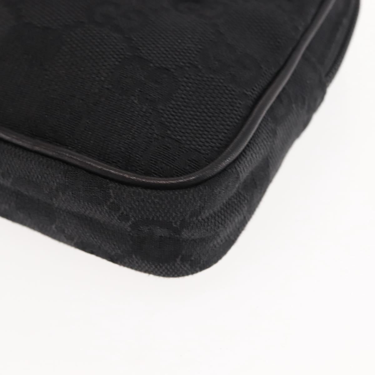 Gucci GG canvas pouch Canvas, BLACK, CANVAS, Clutche & pouche