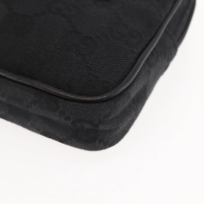 Gucci GG canvas pouch Canvas, BLACK, CANVAS, Clutche & pouche
