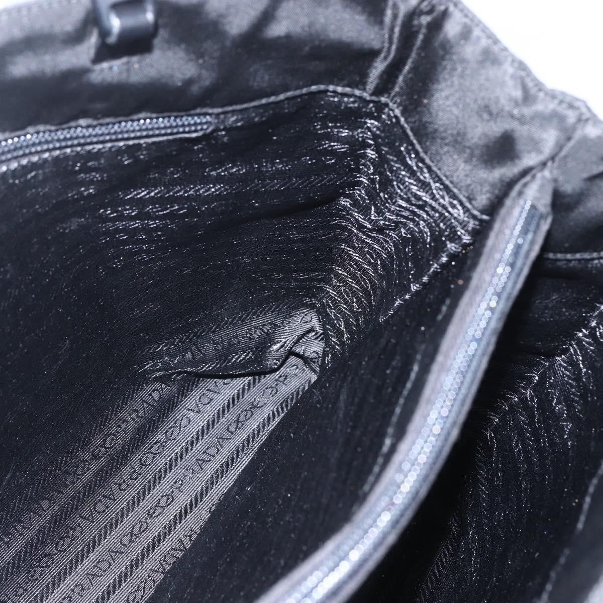 Prada Vintage Shoulder Bag Tessuto, BLACK, NYLON, Shoulder bag