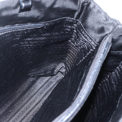 Prada Vintage Shoulder Bag Tessuto, BLACK, NYLON, Shoulder bag