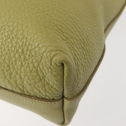 Prada Shopping Tote Vitello Daino, GREEN, LEATHER, Tote bag