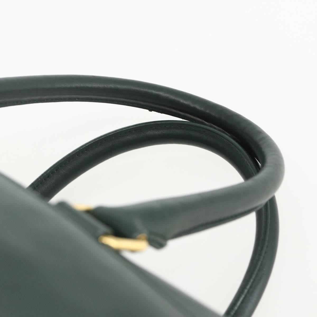 Saint Laurent Classic Duffle Bag Leather, GREEN, LEATHER, Travel bag