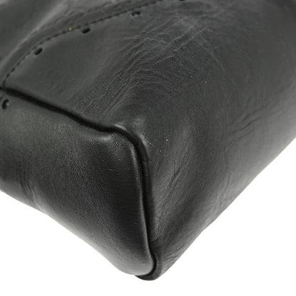 Gucci Punch Top Handle Bag Guccissima Leather, BLACK, LEATHER, Handbag