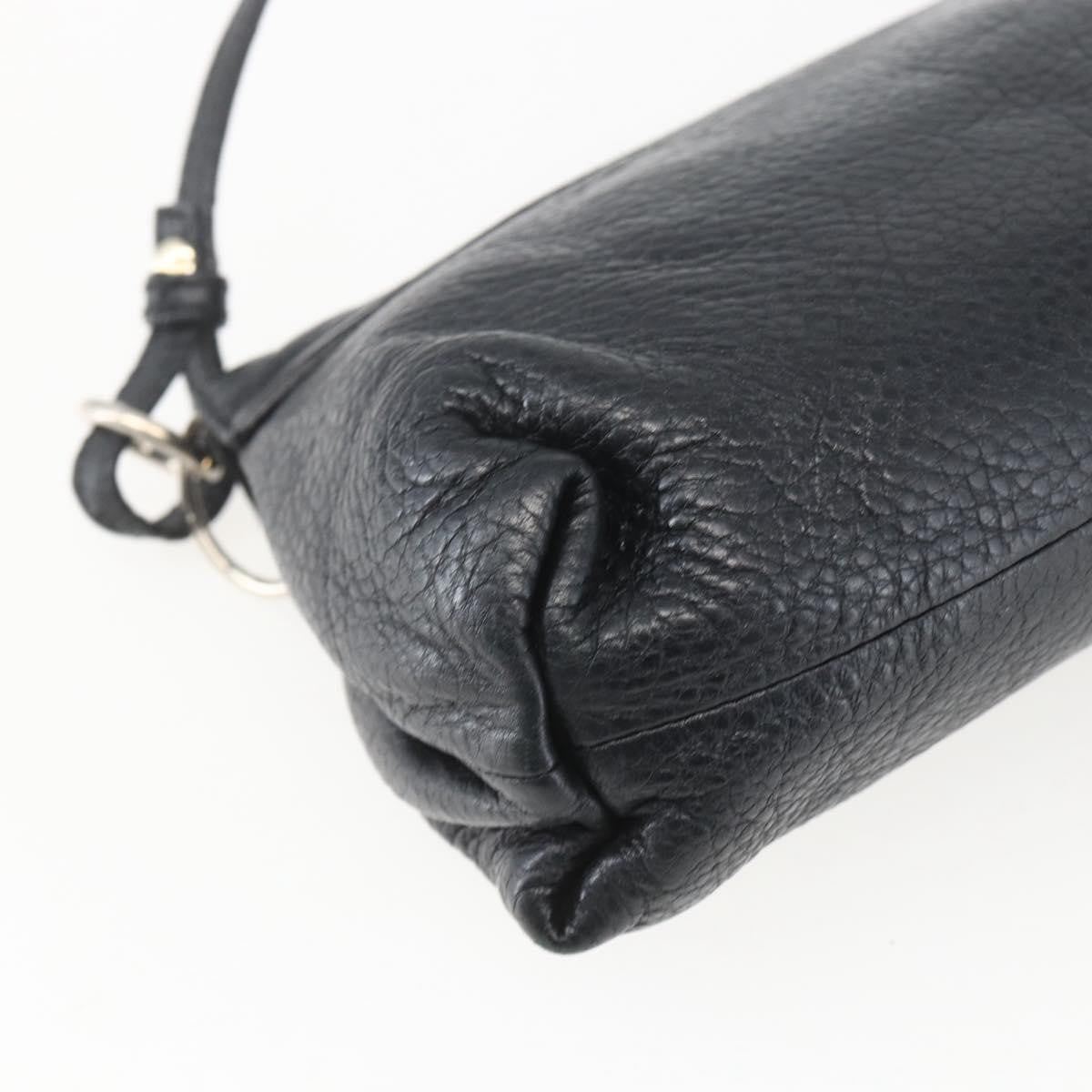 Chloe Lily Shoulder bag Leather, BLACK, LEATHER, Shoulder bag