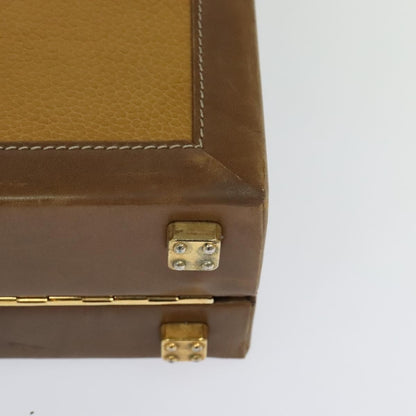 Loewe Anagram Business Leather, BEIGE, LEATHER, Briefcase