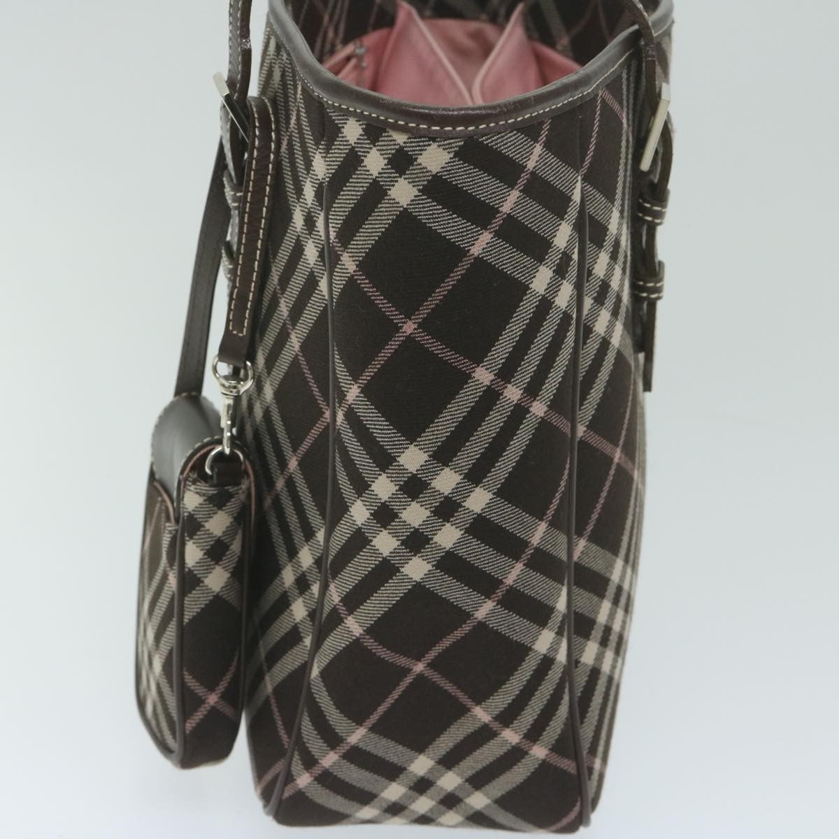 Burberry Nova Check Tote canvas check pattern, BROWN, CANVAS, Tote bag