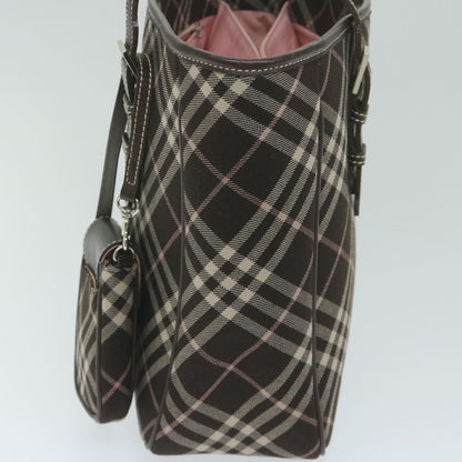 Burberry Nova Check Tote canvas check pattern, BROWN, CANVAS, Tote bag