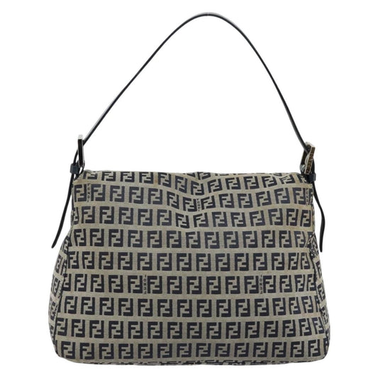 Fendi Mama Forever Bag Zucchino Canvas, Navy, Canvas, Shoulder Bag
