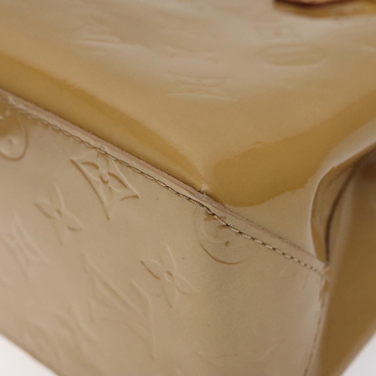 Louis Vuitton Reade Handbag Monogram Vernis, BEIGE, PATENT_LEATHER, Handbag
