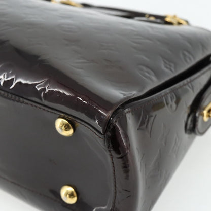 Louis Vuitton Melrose Avenue Handbag Monogram Vernis, Burgundy, Patent Leather, Handbag