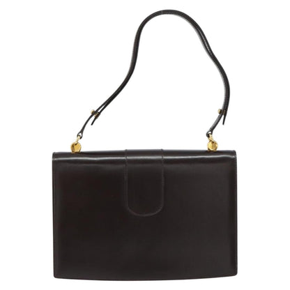 Gucci Vintage Shoulder Bag Leather, BROWN, LEATHER, Shoulder bag