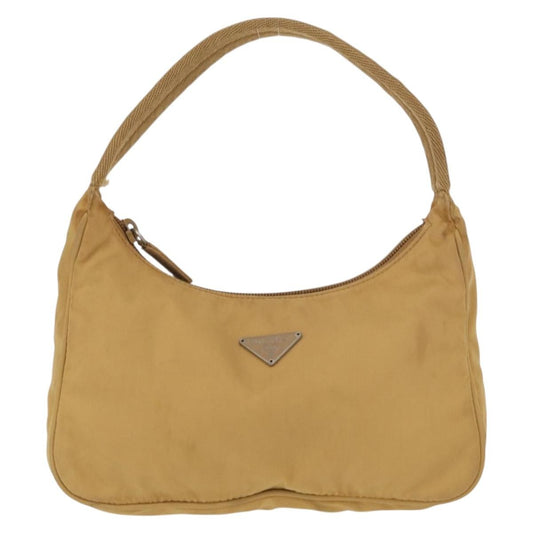 Prada Hobo Tessuto, YELLOW, NYLON, Handbag