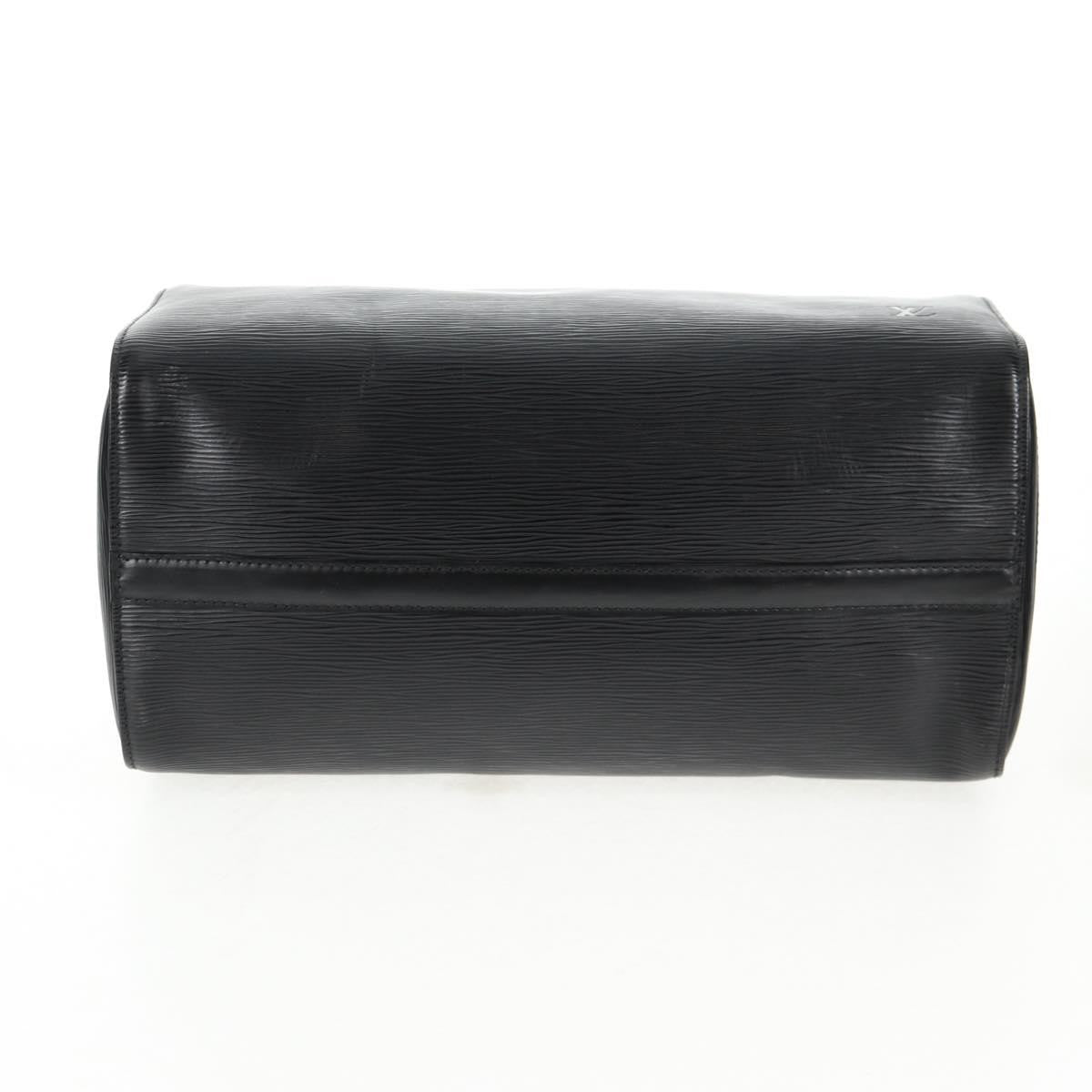 Louis Vuitton Speedy Handbag Epi Leather, BLACK, LEATHER, Handbag