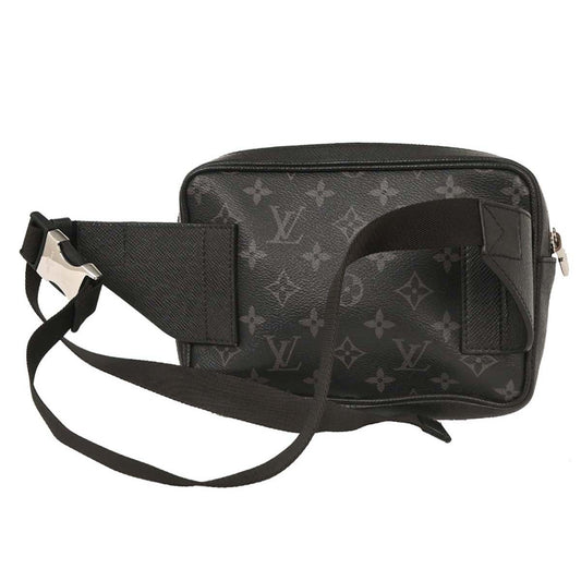 Louis Vuitton Outdoor BumBag Monogram Taigarama, BLACK, LEATHER, Shoulder bag