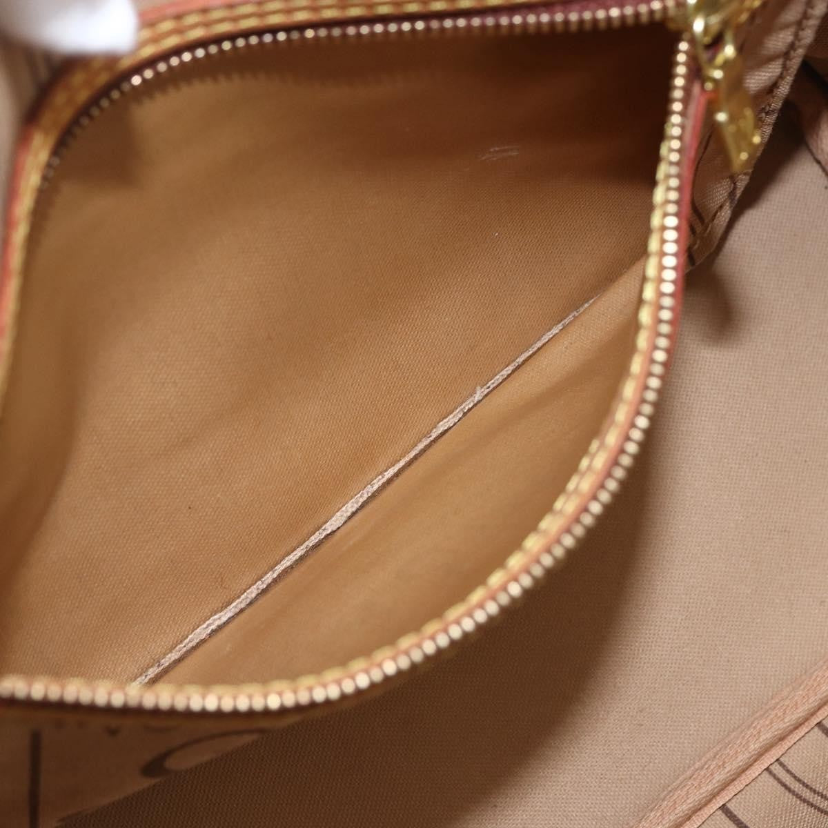 Louis Vuitton Neverfull Tote Monogram Canvas, BROWN, CANVAS, Tote bag