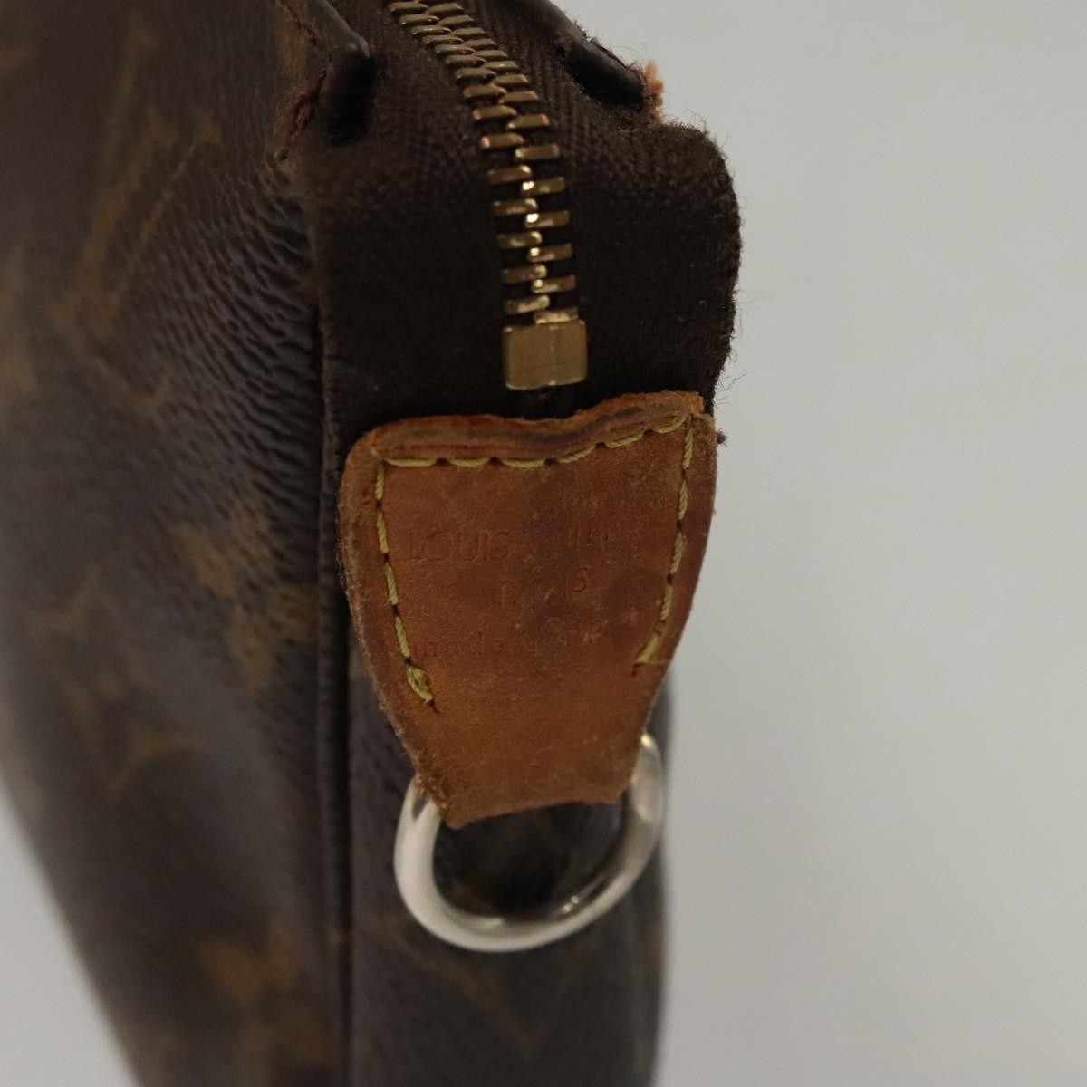 Louis Vuitton Pochette Accessoires Monogram Canvas, BROWN, CANVAS, Clutche & pouche