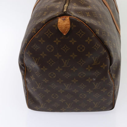 Louis Vuitton Keepall Bag Monogram Canvas, BROWN, CANVAS, Travel bag