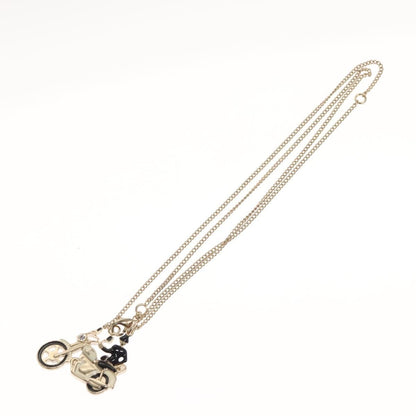 Chanel Coco Rider Pendant Necklace Metal, SILVER, METAL, Necklace