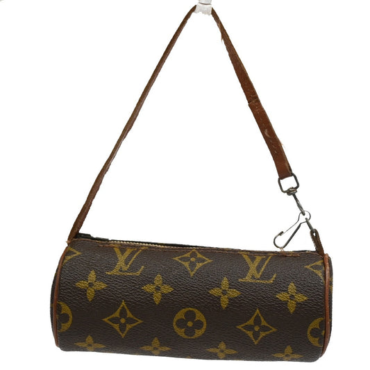 Louis Vuitton Papillon Pochette Monogram Canvas, BROWN, CANVAS, Clutche & pouche