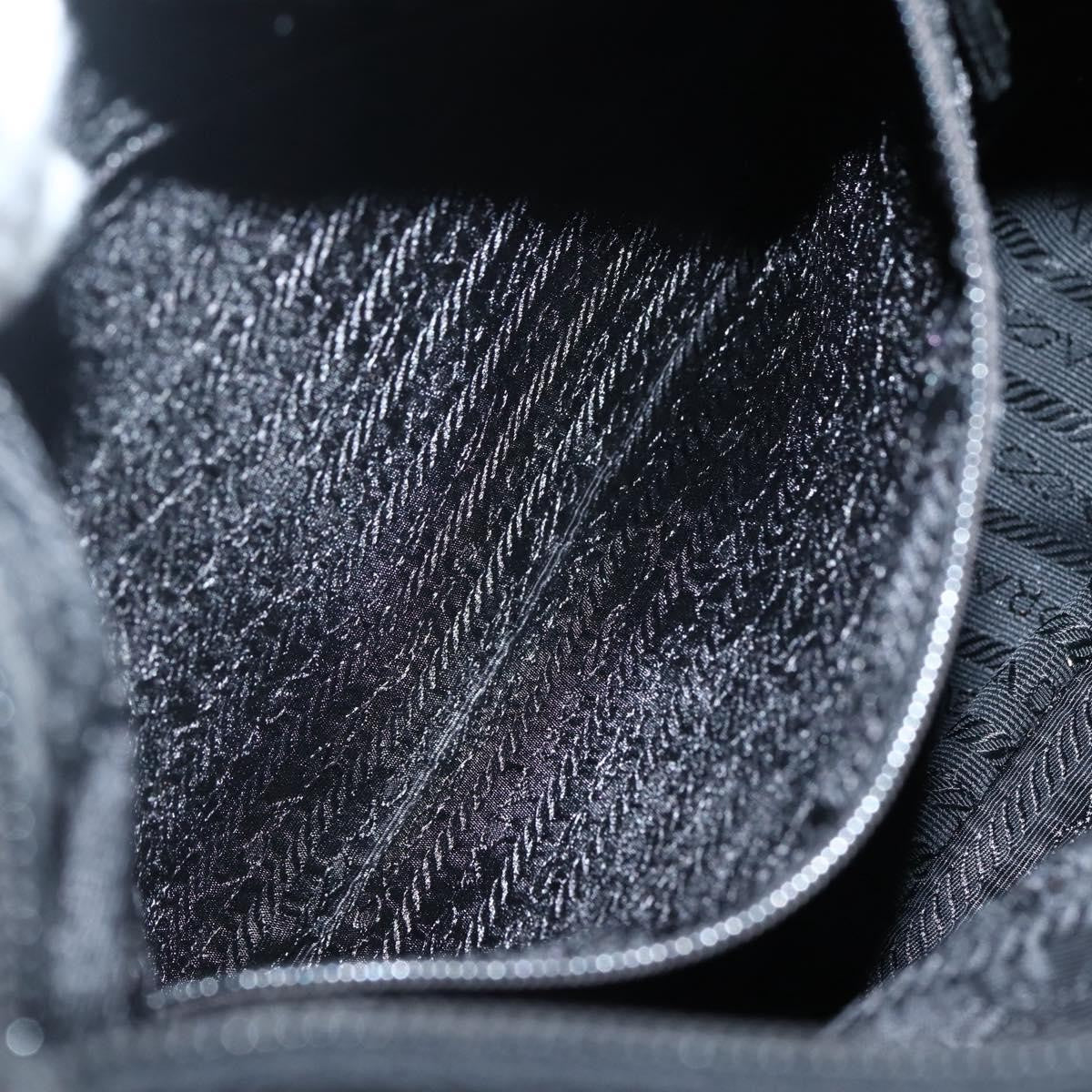 Prada Buckle Messenger Bag Tessuto, BLACK, NYLON, Crossbody bag