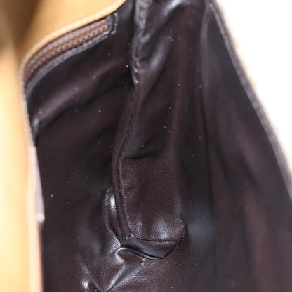 Celine Macadam Shoulder Bag Canvas, BEIGE, CANVAS, Shoulder bag