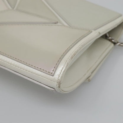 Chanel Midnight Swim Clutch Leather, GRAY, LEATHER, Clutche & pouche