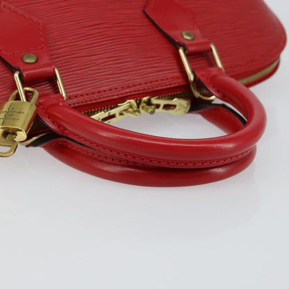 Louis Vuitton Alma Handbag Epi Leather, RED, LEATHER, Handbag