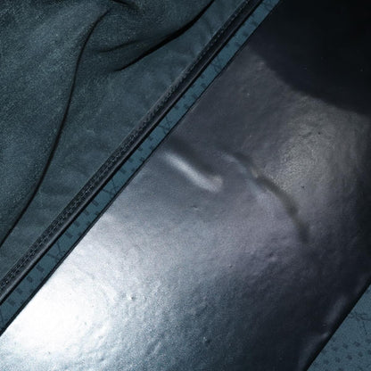 Saint Laurent Vintage Boston PVC Leather, BLACK, PVC, Travel bag