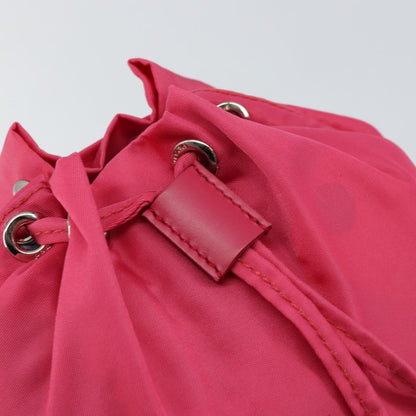 Prada Drawstring Wristlet Bucket Bag Tessuto, PINK, NYLON, Clutche & pouche