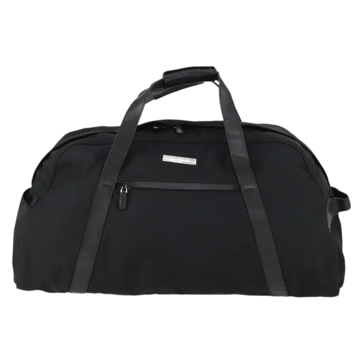 Gucci Travel Boston Bag Nylon, BLACK, NYLON, Travel bag