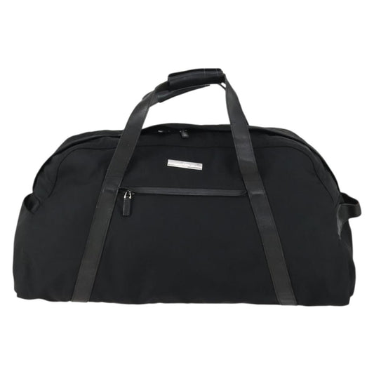 Gucci Travel Boston Bag Nylon, BLACK, NYLON, Travel bag