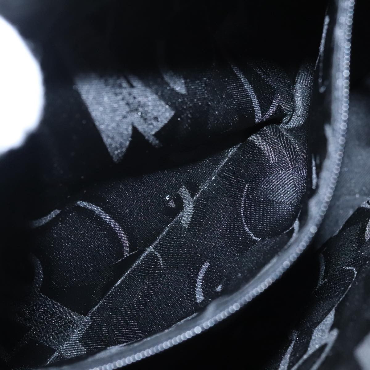 Salvatore Ferragamo Gancini Shoulder Bag Leather, BLACK, LEATHER, Tote bag