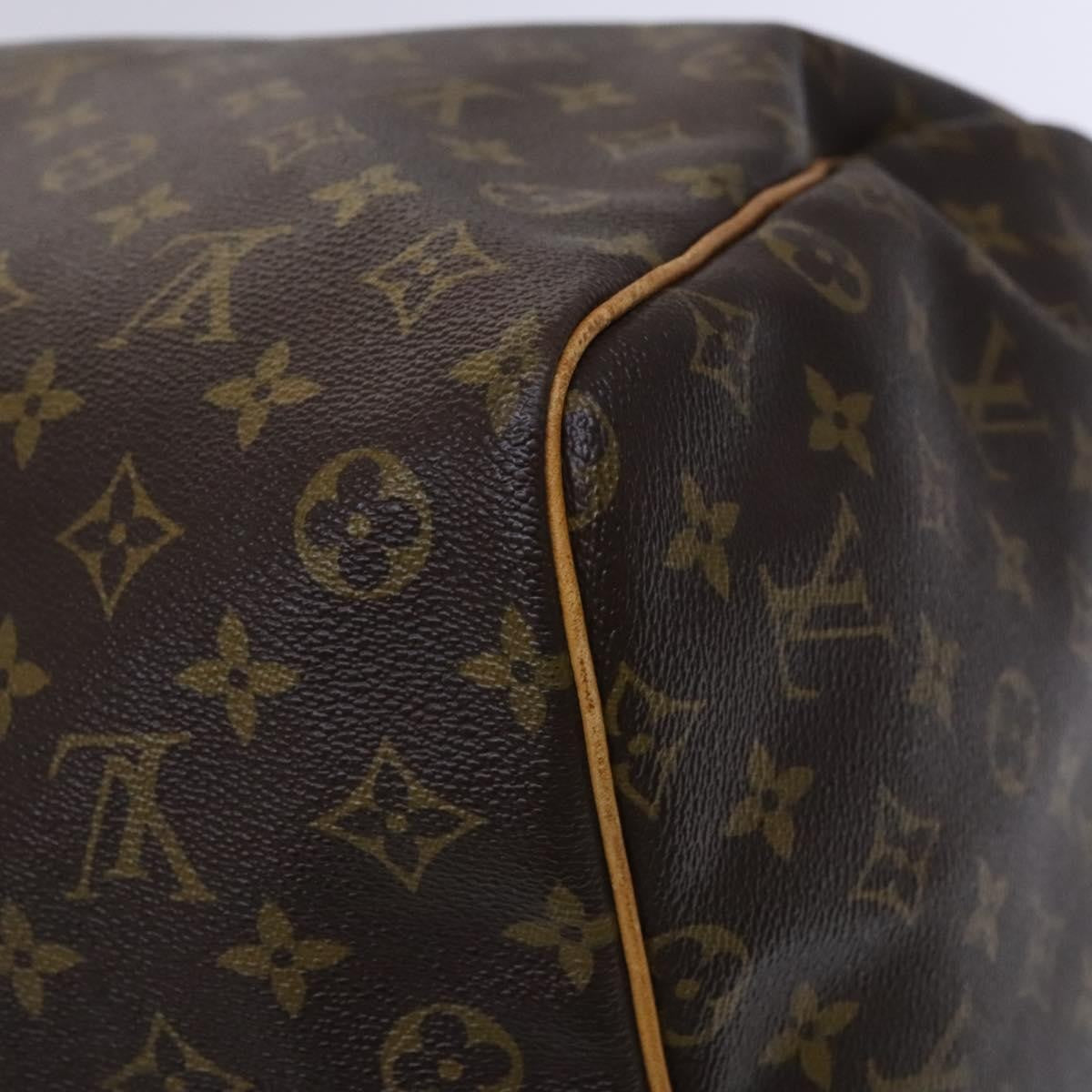 Louis Vuitton Keepall Bag Monogram Canvas, BROWN, CANVAS, Travel bag