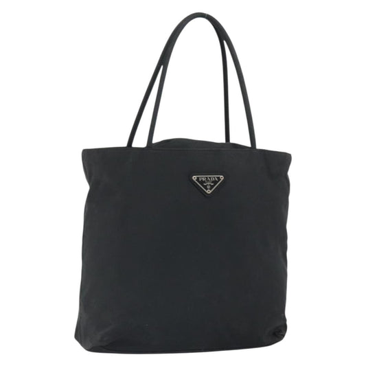 Prada Vintage Tote Nylon, BLACK, NYLON, Tote bag