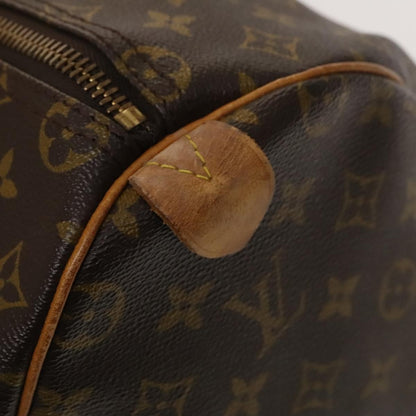 Louis Vuitton Keepall Bag Monogram Canvas, BROWN, CANVAS, Travel bag