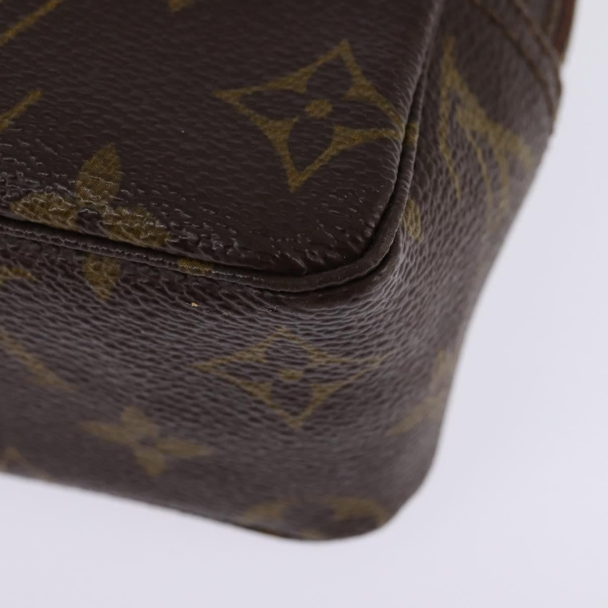 Louis Vuitton Trousse Toiletry Pouch Monogram Canvas, BROWN, CANVAS, Toiletry Case