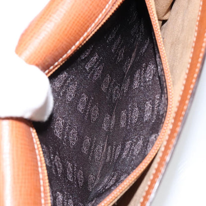 Loewe Anagram Clutch Bag Leather, BROWN, LEATHER, Clutche & pouche