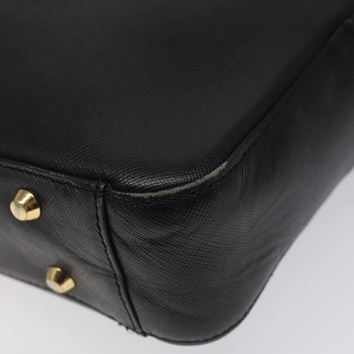 Burberry Vintage Handbag Leather, BLACK, LEATHER, Handbag