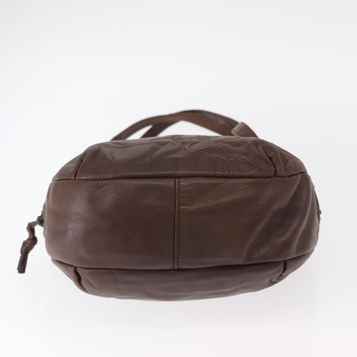 Loewe Anagram Shoulder Bag Leather, BROWN, LEATHER, Shoulder bag