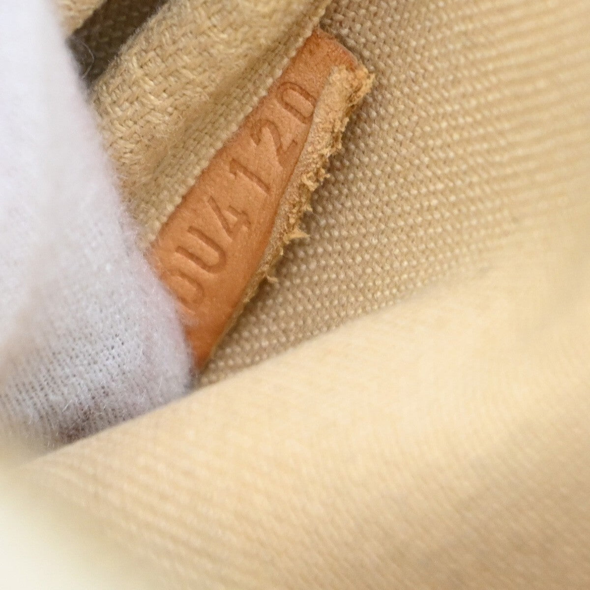 Louis Vuitton Eva Handbag Damier, WHITE, LEATHER, Handbag