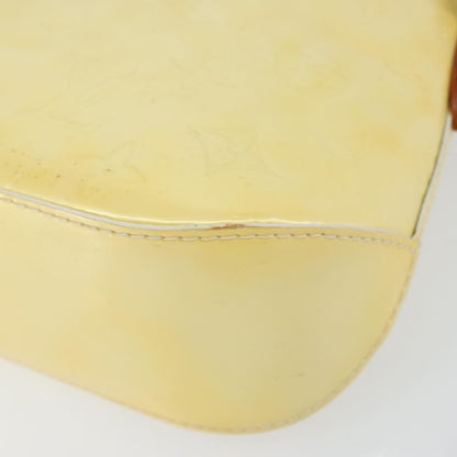 Louis Vuitton Minna Street Handbag Monogram Vernis, YELLOW, PATENT_LEATHER, Shoulder bag