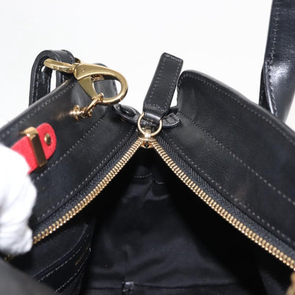 Chloe Alice Satchel Leather, RED, LEATHER, Handbag