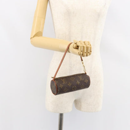 Louis Vuitton Papillon Pochette Monogram Canvas, BROWN, CANVAS, Clutche & pouche