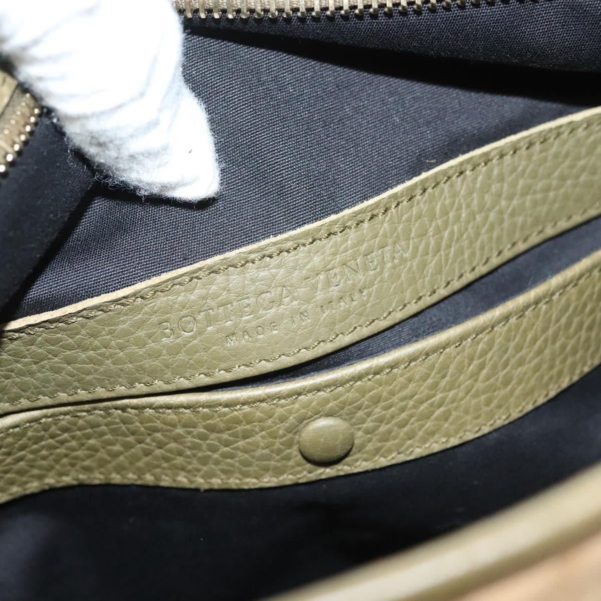 Bottega Veneta Vintage Shoulder Bag Canvas, BEIGE, CANVAS, Shoulder bag