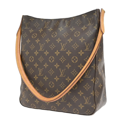 Louis Vuitton Looping Handbag Monogram Canvas, BROWN, CANVAS, Shoulder bag