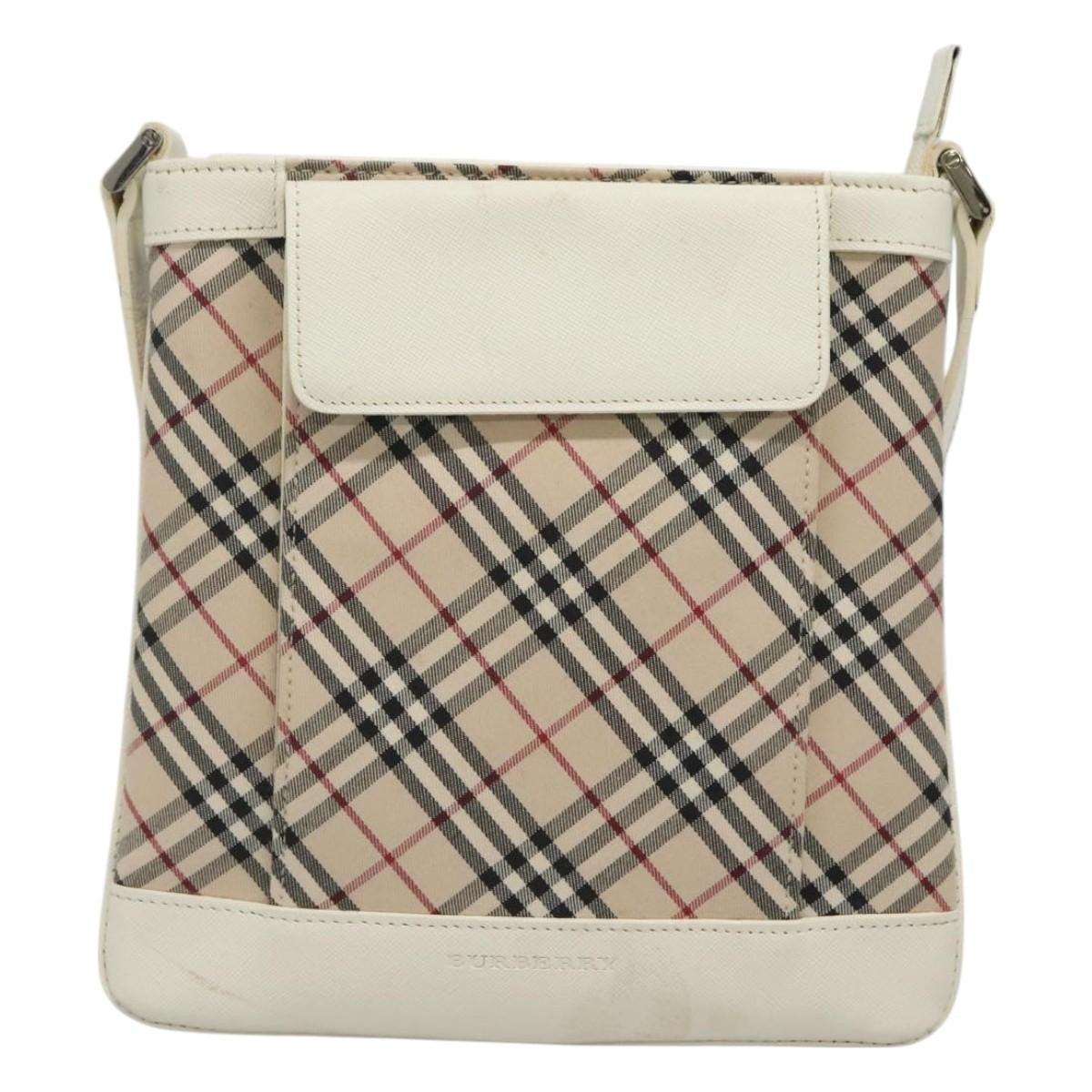 Burberry Zip Crossbody Bag Canvas, BEIGE, CANVAS, Shoulder bag