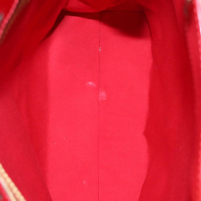 Louis Vuitton Reade Handbag Monogram Vernis, RED, PATENT_LEATHER, Handbag
