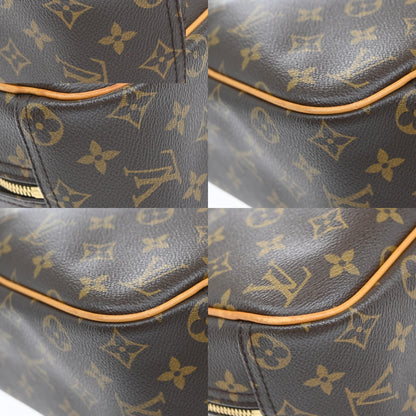 Louis Vuitton Trouville Handbag Monogram Canvas, BROWN, LEATHER, Handbag