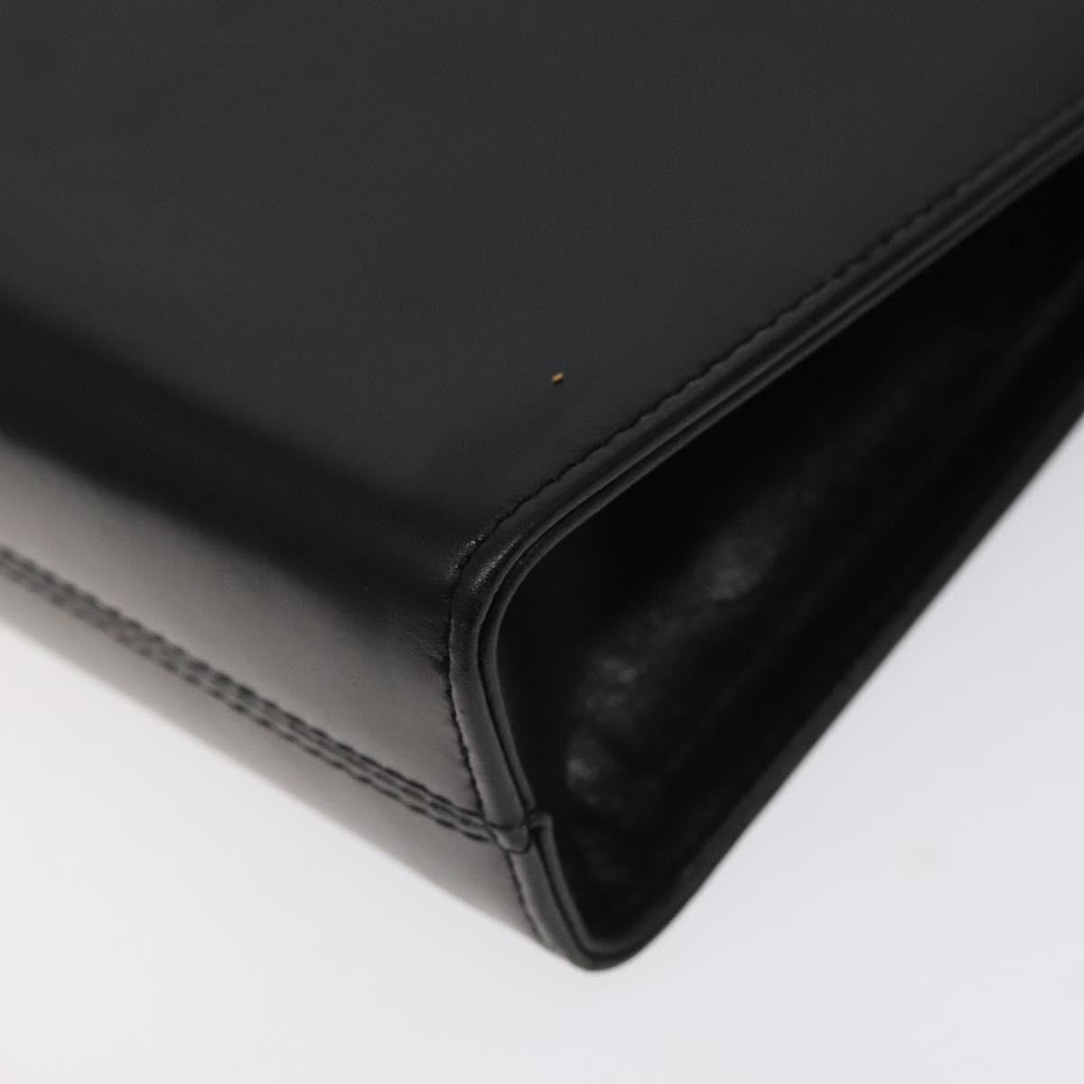 Salvatore Ferragamo Gancini Shoulder Bag Leather, BLACK, LEATHER, Shoulder bag